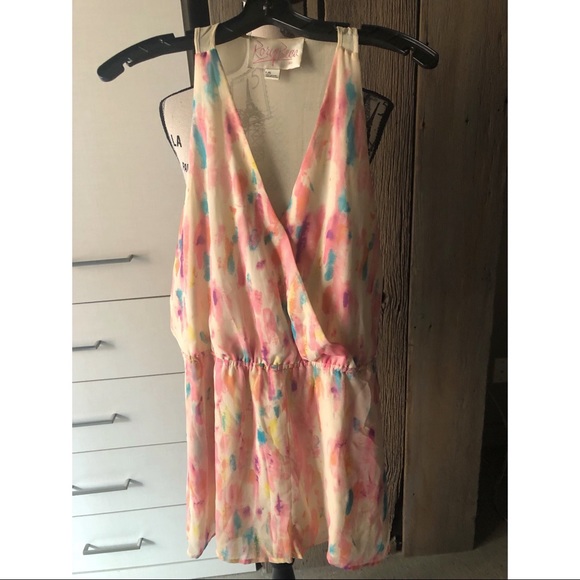 Short colourful romper - Picture 1 of 2